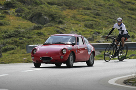 Abarth 1000 Coupé (1960) - bei der Überquerung des Flüelapasses an der Passione Engadina 2019