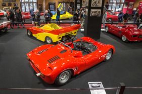 Abarth 1000 SP (1966) - flacher Zweisitzer in der Abarth-Sonderschau - Rétromobile Paris 2018