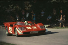 Abarth 2000 Sport (1969) - Arturo Merzario in schneller Fahrt am Gaisbergrennen 1969