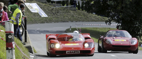 Abarth 2000 Sport (1970) - am Bergrennen Ollon-Villars im Jahr 2010 Abarth 2000 Sport (1970) - am Bergrennen Ollon-Villars im Jahr 2010