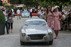Abarth 205 Monza Berlinetta (1950) am Concorso d'Eleganza Villa d'Este 2011 Abarth 205 Monza Berlinetta (1950) am Concorso d'Eleganza Villa d'Este 2011