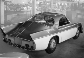 Abarth 215A Bertone (1956) - könnte für zukünftige Karosseriegestaltungen richtungsweisend sein - Genfer Autosalon 1956