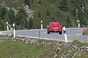 Abarth 750 GT Coupé Zagato (1957) - bei der Überquerung des Flüelapasses an der Passione Engadina 2019
