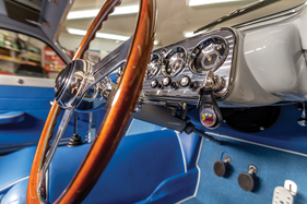 Abarth (Fiat) 1100 Sport Ghia (1953) - Blick ins Cockpit Abarth (Fiat) 1100 Sport Ghia (1953) - Blick ins Cockpit