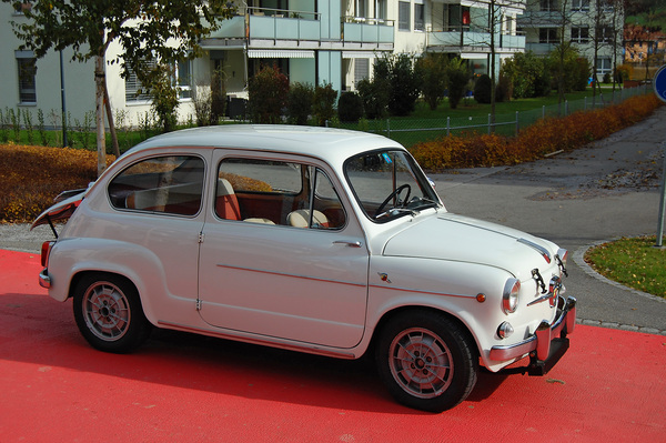 Bild: Abarth-Fiat 850 TC (1962) - angeboten an der Versteigerung der Oldtimer Galerie anlässlich der Dolder Classics am 7. Juni 2014