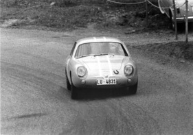 Abarth Record Monza (1961) - Josef Egli startet in der Kategorie GT und erringt den 5. Platz bei einem Bergrennen