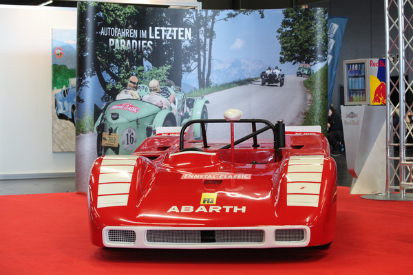 Abarth Rennsportwagen auf dem Stand der Ennstal-Classic - Classic Expo Salzburg 2019