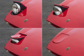 Abarth Scorpione (1970) - der Einklappvorgang des Scheinwerfers vollzieht sich in etwa 1-2 Sekunden