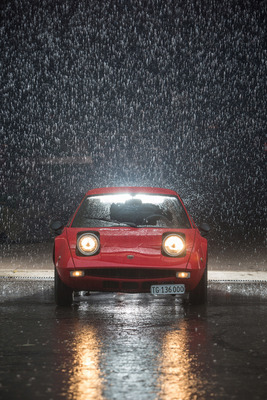 Abarth Scorpione (1970) - sieht mit seinen Klappscheinwerfer ein wenig wie ein Frosch aus