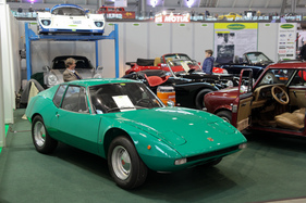 Abarth Scorpione - die schnelle Variante des Lombardi bei einem Händler - Retro Classics Stuttgart 2015