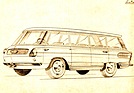 Abarth Siata 600 Vignale (1959) - gezeigt in Turin 1959, Skizze von Michelotti