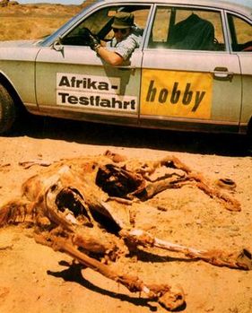 Abendteuerliche Geländefahrten auf Karawanenpfaden in der Sahara - NSU RO 80 kontra Citroën DS 21 im hobby Super-Test in Afrika