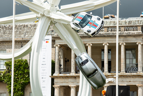 Absteigend: Hoffentlich geht es mit Porsche nicht so bergab wie mit diesem 356 – Goodwood Festival of Speed 2023