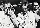 Achille Varzi, Hans Stuck und Bernd Rosemeyer im Jahr 1935