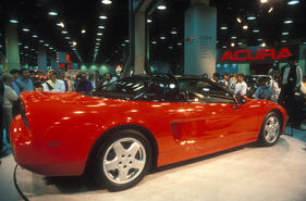 Acura NSX (1989) - Ankündigung und Vorstellung an der Chicago Motor Show im Februar 1989
