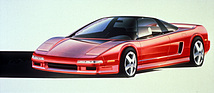 Acura NSX (1989) - Entwurfsskizze