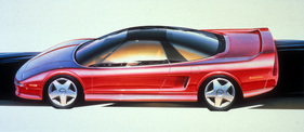 Acura NSX (1989) - Entwurfsskizze