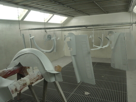 Adler Diplomat Geländesport (1935) - In der Lackierwerkstatt