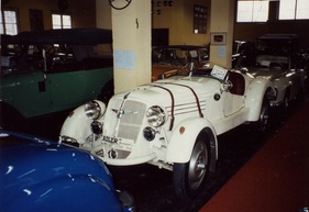 Adler Diplomat Geländesport (1935) - So stand der Adler viele Jahrzehnte im Automuseum Hillers in Hamburg