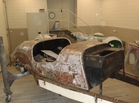 Adler Diplomat Geländesport (1935) - Zustand der Karosserie nach dem Zerlegen