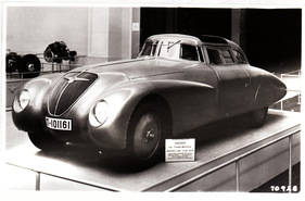 Adler Rennlimousine (1937) - aufgenommen an der Automobilausstellung Berlin im Jahr 1937