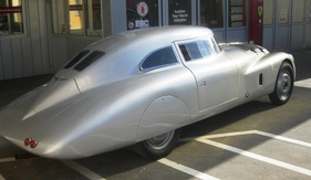 Adler Trumpf Rennlimousine (1938) – Tragflächen-Profil nach Jaray-Prinzip