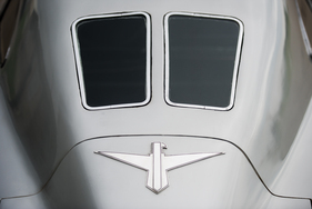 Adler Trumpf Rennlimousine (1938) - plane Scheiben hinten