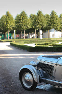 Adler Trumpf Sport (1936) - Vorkriegs-Roadster mit Blick auf den Park - Classic-Gala Schwetzingen 2018