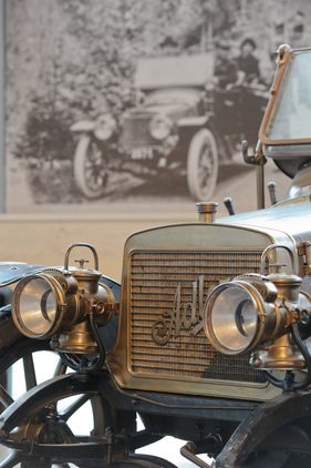 Adler Typ K.L. 5/11 PS (1912) - heute ... - Ausstellung "Gotthard" im Pantheon 2016