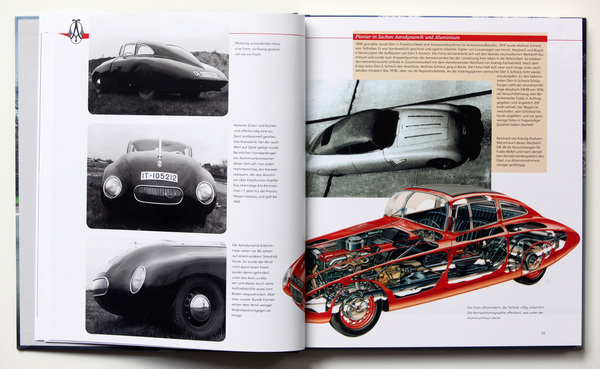 Aerodynamikversuche - Buch "Die Großen Opel - Kapitän - Admiral - Diplomat - Monza - Senator"