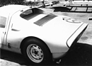 Aerodynamisches Heck des Porsche 904, hier mit zusätzlich aufgesetztem Spoiler