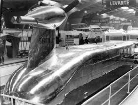 Aerotrain (1967) - Luftkissen-Leitschienen-Zug der Zukunft - Genfer Autosalon 1967