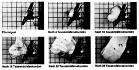 Airbag im Jahr 1973 - Demonstration bei Bayern Chemie