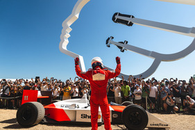 Alain Prost mit dem McLaren-Honda F1 - Goodwood Festival of Speed 2025 Alain Prost mit dem McLaren-Honda F1 - Goodwood Festival of Speed 2025