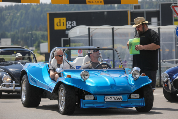Albar Buggy (1972) - in typisch metallisierender Lackierung - Fantastic Plastic Rickenbach 2023