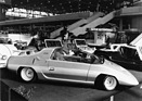Albar Sonic (1983) - weiter ausgefeilter Sportwagen mit fröhlichem Farbmuster - am Genfer Automobilsalon von 1983