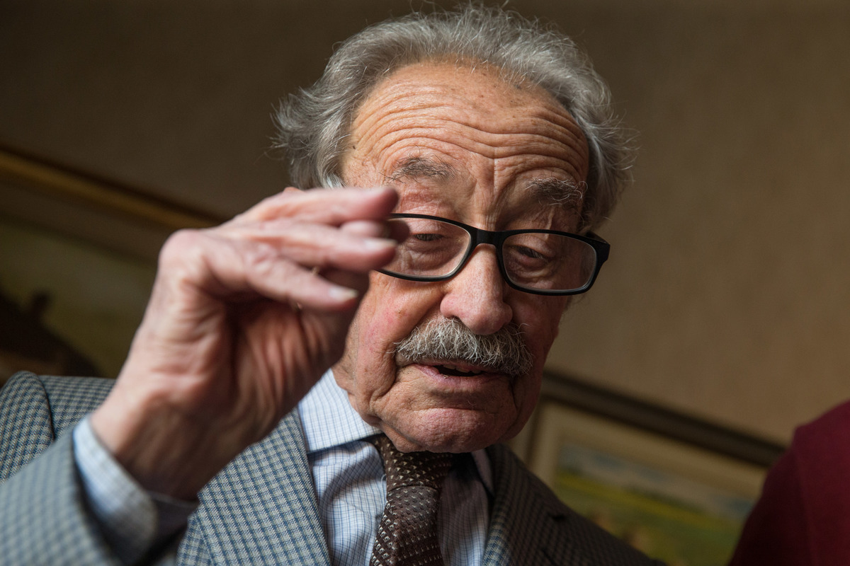 Aldo Brovarone, auch mit 91 Jahren noch hellwach