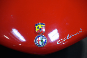 Alfa Romeo 1000 Abarth Colani (1958) - unübliche Anreihung von Markenzeichen auf diesem Einzelstück (Rétromobile 2013)