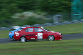 Alfa Romeo 155 TS (1993) an der Historic Trophy Nürburgring 2016 im Rennfeld Scuderia Alfa Classico