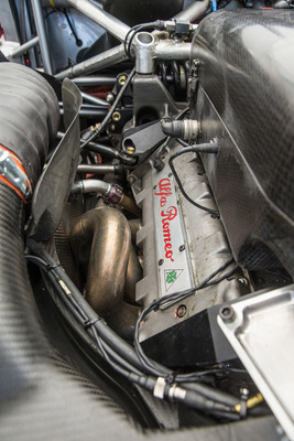 Alfa Romeo 155 Ti V6 ITC (1996) - Blick auf die eine Seite des V6