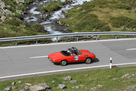 Alfa Romeo 1600 Spider (1968) - bei der Überquerung des Flüelapasses an der Passione Engadina 2019