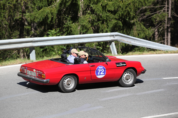 Alfa Romeo 1600 Spider (1976) - Julius Bär Rallye (Tag 2) - Passione Engadina 2016
