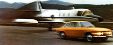 Bild: Alfa Romeo 1750 GT Veloce (1969) - sichtbare Dynamik - aus einem Verkaufsprospekt