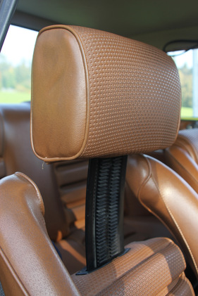 Alfa Romeo 1750 GT Veloce - die Kopfstützen können ausgefahren werden