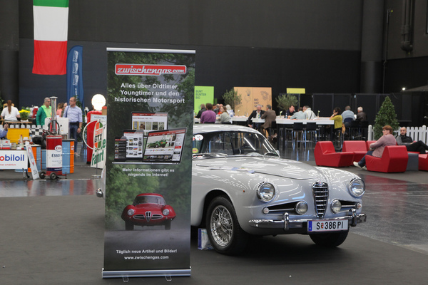 Alfa Romeo 1900 C Coupé auf dem Zwischengas-Stand - Classic Expo Salzburg 2019