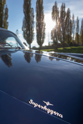 Alfa Romeo 1900 C Super Sprint (1956) - der Karosseriebauer durfte sein Konstruktionsprinzip auf der Motorhaube anschreiben