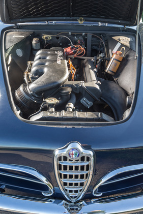 Alfa Romeo 1900 C Super Sprint (1956) - der Motor ist längs eingebaut