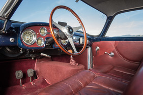 Alfa Romeo 1900 C Super Sprint (1956) - serienmässig kam der 1900 CSS mit Lenkradschaltung, aber gegen Aufpreis konnte man auch auf der Mittelkonsole schalten