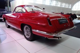 Alfa Romeo 1900 C Super Sprint Coupé Ghia (1954) nach Savonuzzi-Entwurf – Alfa Romeo Storico in der Autoworld Brüssel 2022