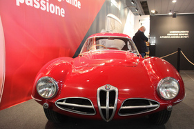Alfa Romeo 1900 C52 'Disco Volante' Coupé (1953) - beautifully curved body shape from Touring - Auto e Moto d'Epoca 2014